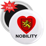 Nobility (The Lion Heart) 3  Magnet (10 pack)