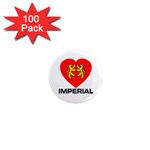 Imperial Lions Heart 1  Mini Magnet (100 pack) 