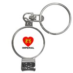 Imperial Lions Heart Nail Clippers Key Chain
