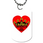 Crown Jewels Dog Tag (One Side)