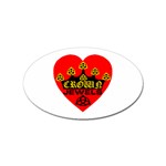 Crown Jewels Sticker Oval (100 pack)