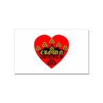 Crown Jewels Sticker Rectangular (100 pack)