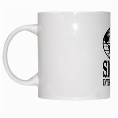 SICKO INTERNATIONAL White Mug from ArtsNow.com Left