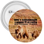 Yellowstone National Park Grizzly Bears 3  Button