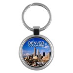 Denver, Colorado Key Chain (Round)