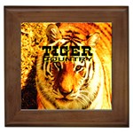 Tiger Country Framed Tile