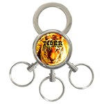 Tiger Country 3-Ring Key Chain