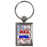 All American Girl Key Chain (Rectangle)