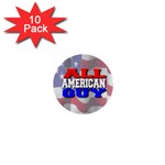 All American Guy 1  Mini Button (10 pack) 