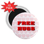 FREE HUGS 2.25  Magnet (10 pack)