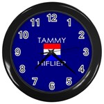 TAMMY HIFLIER Wall Clock (Black)