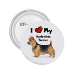 I Love My Australian Terrier 2.25  Button