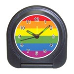 Gay Pride Flag Travel Alarm Clock