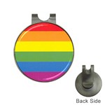 Gay Pride Flag Golf Ball Marker Hat Clip