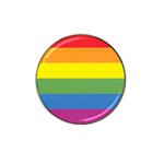 Gay Pride Flag Hat Clip Ball Marker