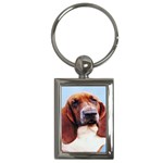 basset hound Key Chain (Rectangle)