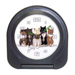 Cat Lovers - Say Cheese Adorable Kittens - Quality Travel Alarm Clock