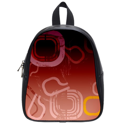 Urban Grunge Abstract 1 School Bag (Small) from ArtsNow.com Front