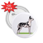Great Dane 2.25  Button (100 pack)