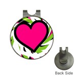 Love Heart Golf Ball Marker Hat Clip