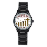 Can You Hear Me Now Christian T Shirt 445x300  1399264863 24016 Men s Stainless Steel Round Dial Analog Watch