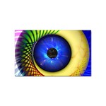 Eerie Psychedelic Eye Sticker (Rectangle)