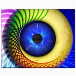 Eerie Psychedelic Eye Canvas 8  x 10  (Unframed)