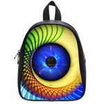 Eerie Psychedelic Eye School Bag (Small)