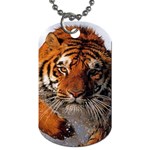 Lion Tiger Dog Tag (One Side)