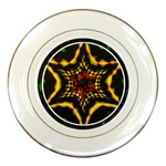 Space  n Time Porcelain Plate