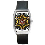 Space  n Time Barrel Style Metal Watch