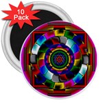 Sri Yantra 3  Magnet (10 pack)