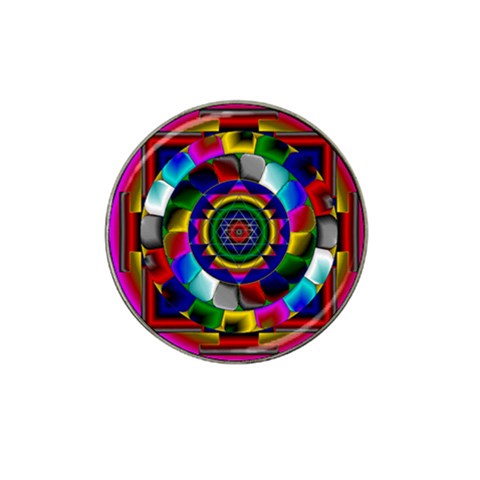 Sri Yantra Hat Clip Ball Marker (10 pack) from ArtsNow.com Front