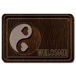 Leather-Look Yin Yang Large Doormat