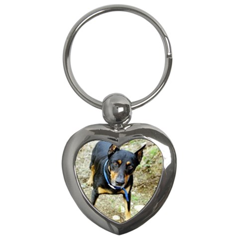 doberman pinscher Key Chain (Heart) from ArtsNow.com Front