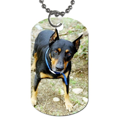 doberman pinscher Dog Tag (One Side) from ArtsNow.com Front