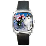 Special Delivery, Ragdoll Square Metal Watch