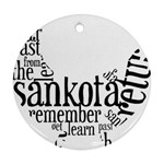 Sankofashirt Round Ornament