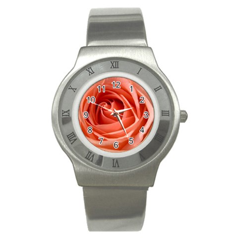 Flower 2 Stainless Steel Watch from ArtsNow.com Front