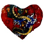 Dragon 19  Premium Heart Shape Cushion