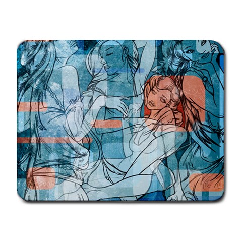 Retro Girls Small Mousepad from ArtsNow.com Front