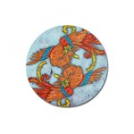 Chinese Phoenix Magnet 3  (Round)