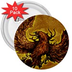 Phoenix Rising 3  Button (10 pack)