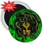 Medusa 3  Magnet (10 pack)
