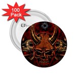Evil Skulls 2.25  Button (100 pack)
