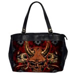 Evil Skulls Oversize Office Handbag (Two Sides)