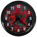 Tech Wall Clock (Black)