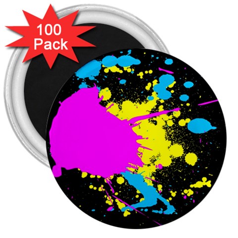 Splatter 3  Magnet (100 pack) from ArtsNow.com Front