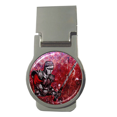 Knight Money Clip (Round) from ArtsNow.com Front