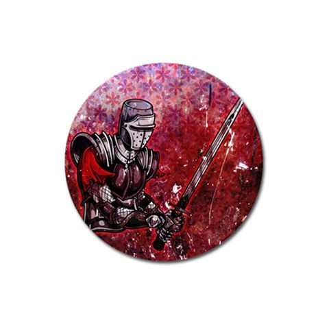 Knight Magnet 3  (Round) from ArtsNow.com Front